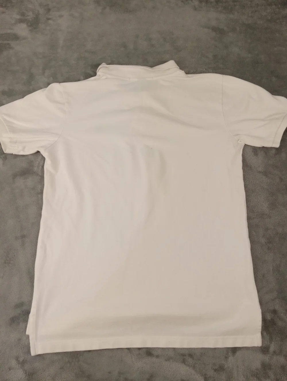 U.S. Polo Assn. Men's White Short-Sleeve Polo Shirt Size Medium